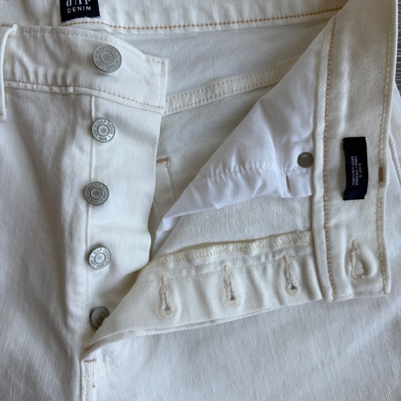 Gap ‘Cheeky Straight’ White High-Rise Straight-Leg Jeans - Picture 5 of 7